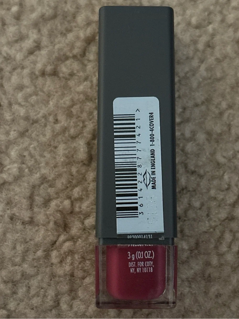 COVERGIRL Exhibitionist Ultra Matte Lipstick 24hr new #650/Provocateur
